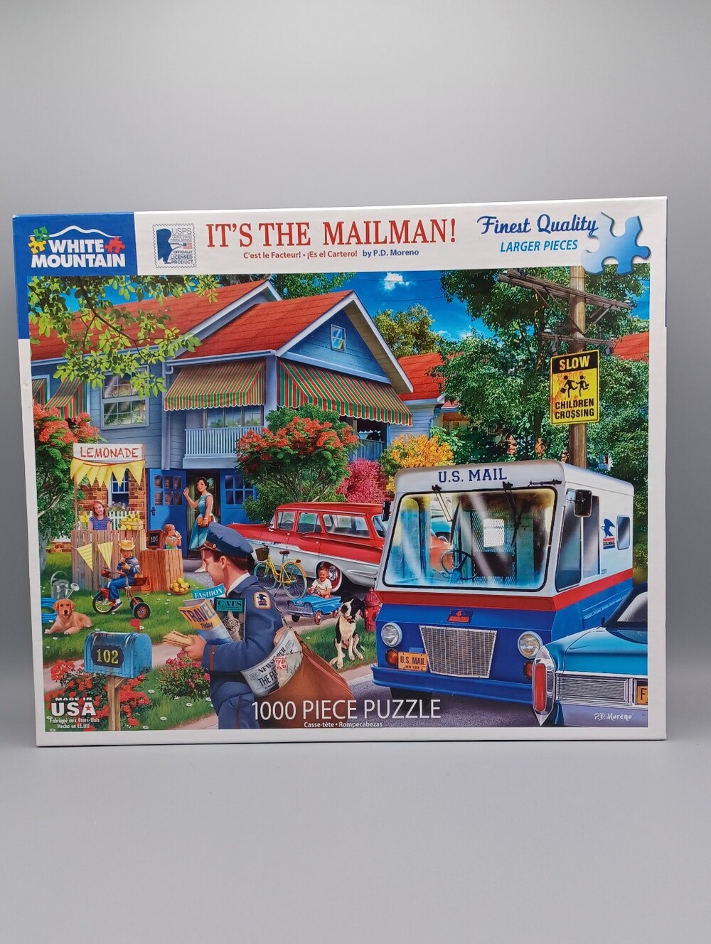 White Mountain It's the Mailman Puzzle Complete